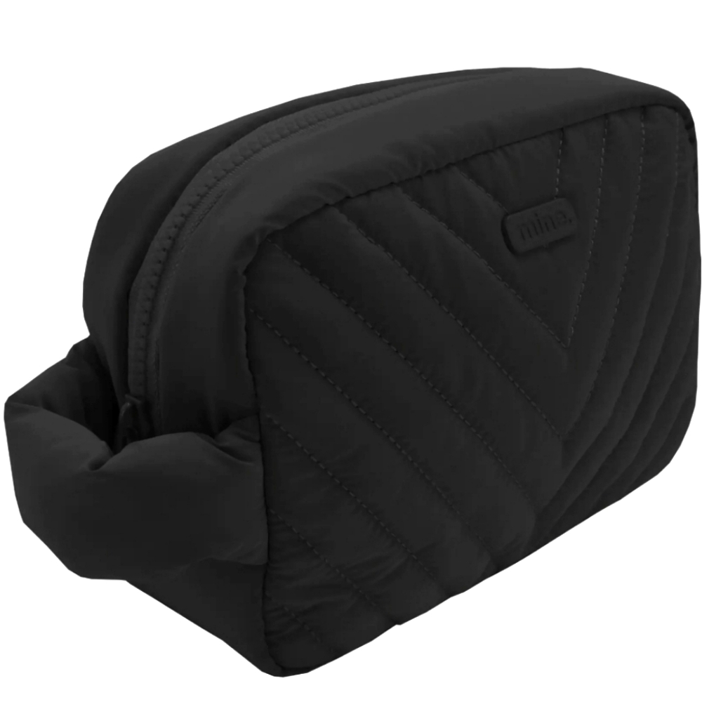 Cosmetic Bag Mytagalongs Black Ellie Quilted